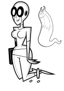Danny Phantom kleurplaat 5